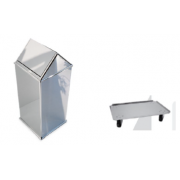 STAINLESS STEEL CONTAINER FOR WASTE